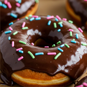 Chocolate Coated Donuts