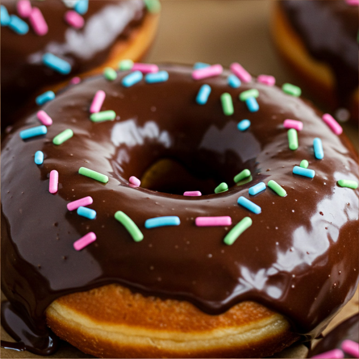 Chocolate Coated Donuts